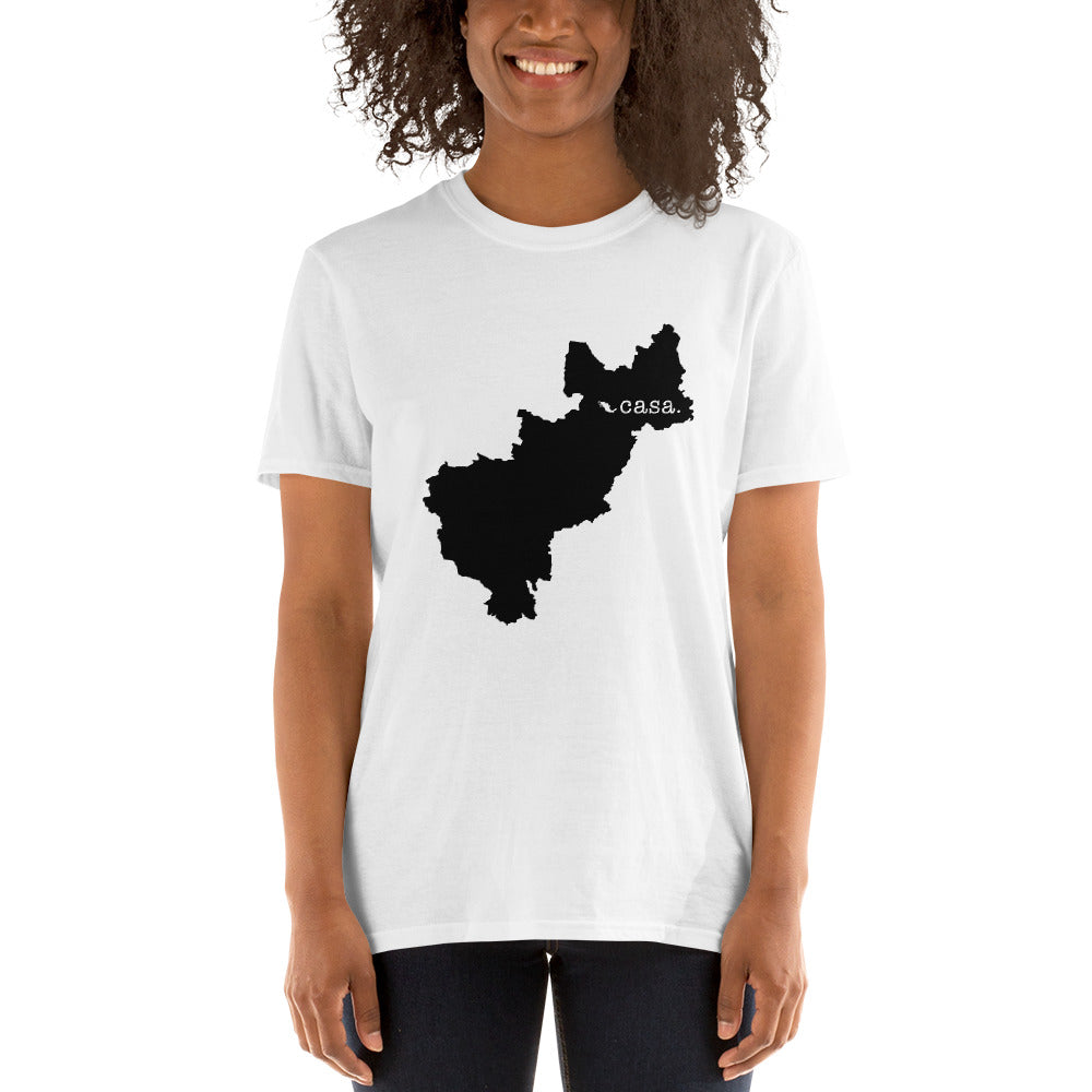 Queretaro Mexico Black Map Unisex T-Shirt