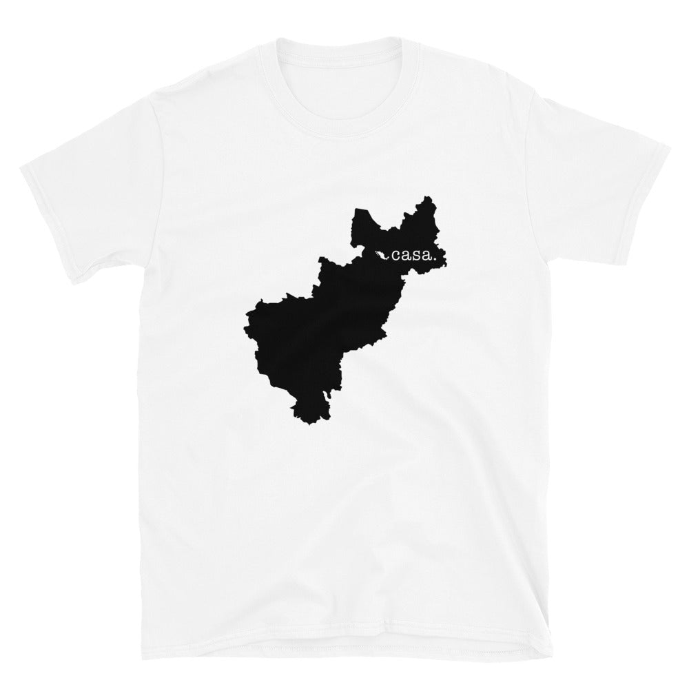 Queretaro Mexico Black Map Unisex T-Shirt