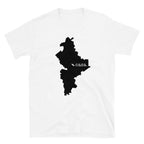 Nuevo Leon Mexico Black Map Unisex T-Shirt