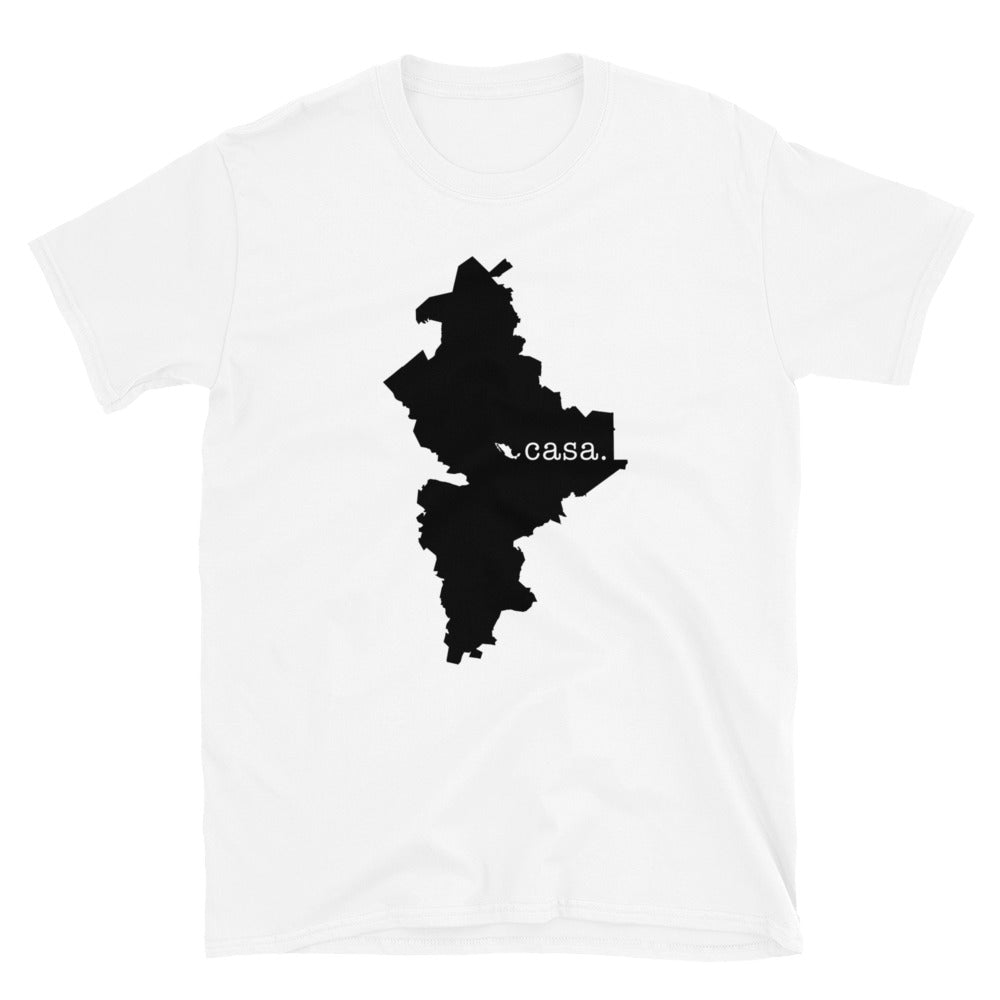 Nuevo Leon Mexico Black Map Unisex T-Shirt