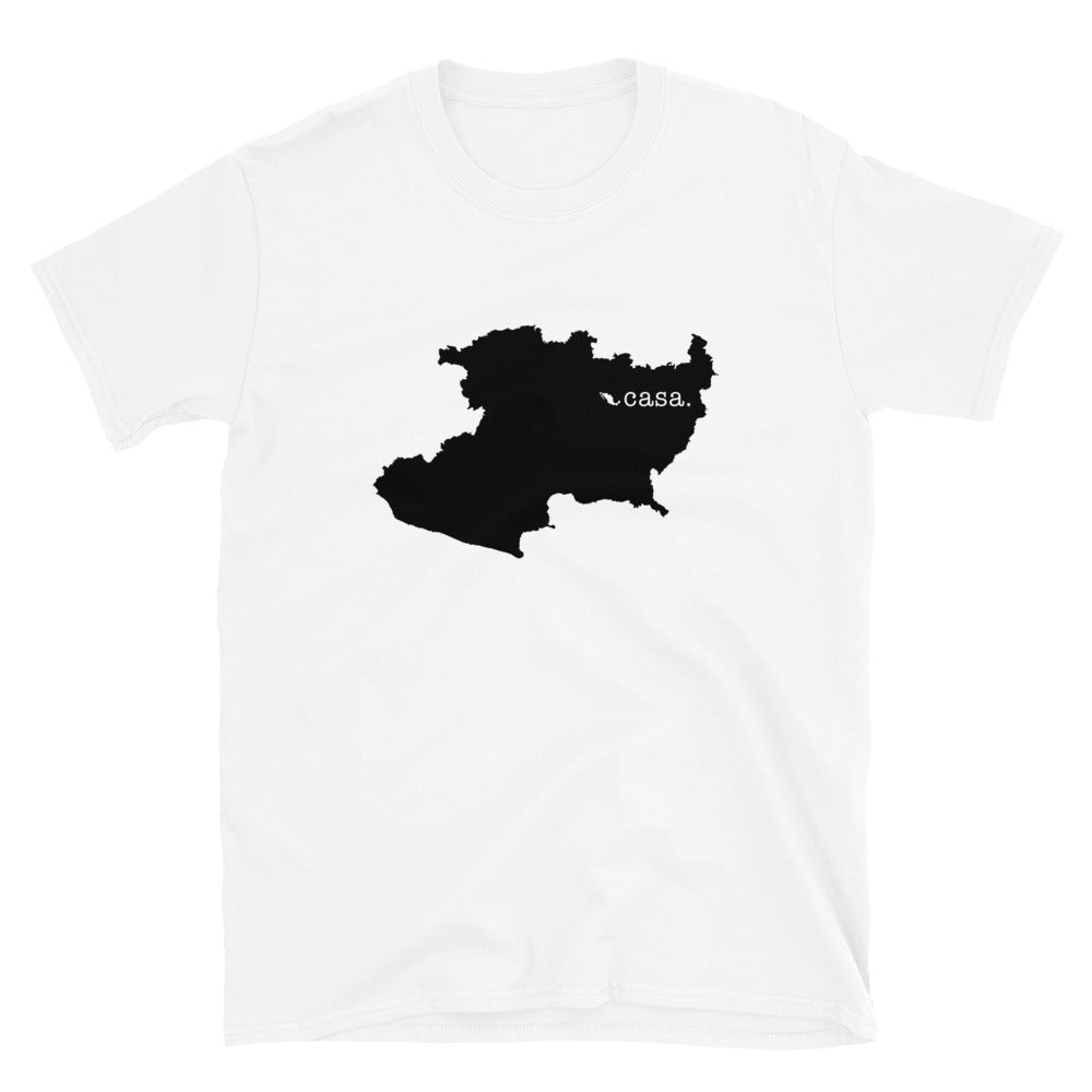Michoacan Mexico Black Map Unisex T-Shirt