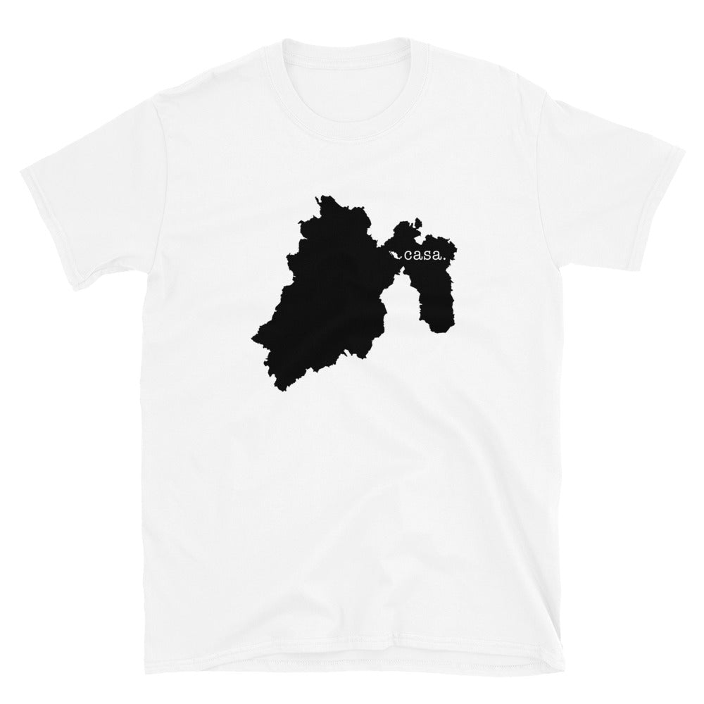 Mexico State Mexico Black Map Unisex T-Shirt