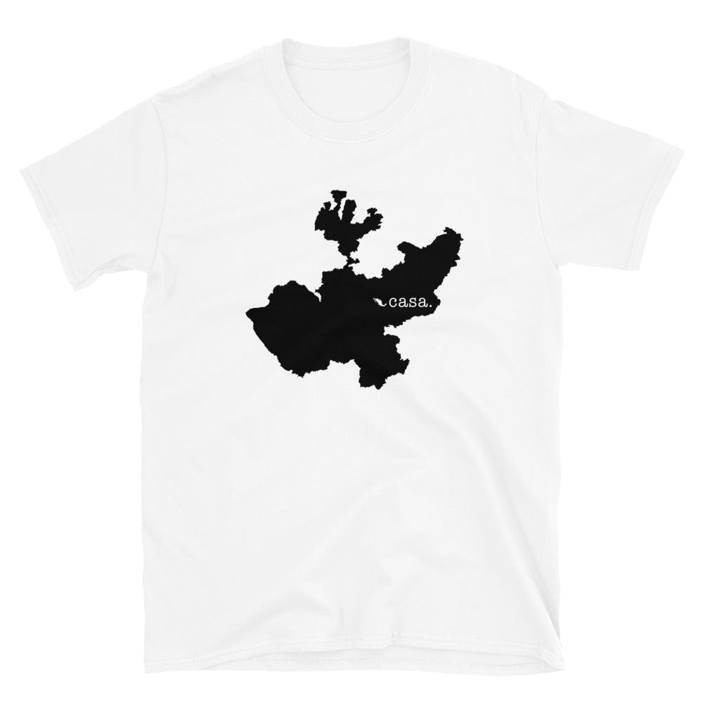 Jalisco Mexico Black Map Unisex T-Shirt