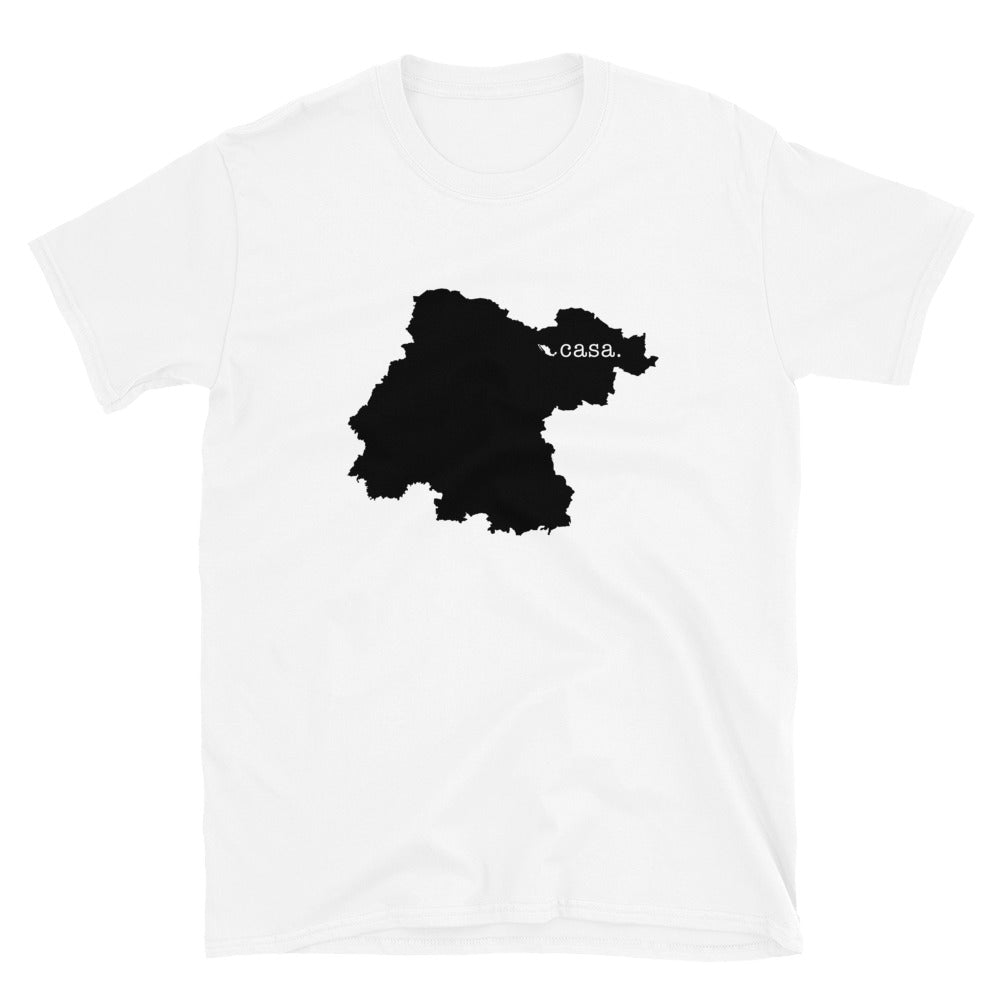Guanajuato Mexico Black Map Unisex T-Shirt