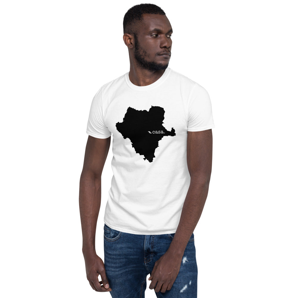 Durango Mexico Black Map Unisex T-Shirt
