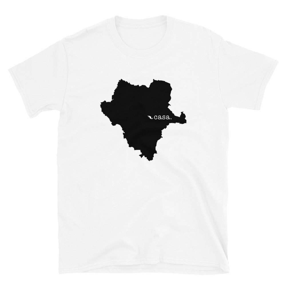 Durango Mexico Black Map Unisex T-Shirt