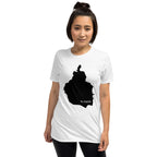 Distrito Federal Mexico Black Map Unisex T-Shirt