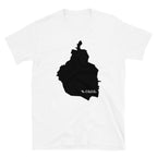 Distrito Federal Mexico Black Map Unisex T-Shirt