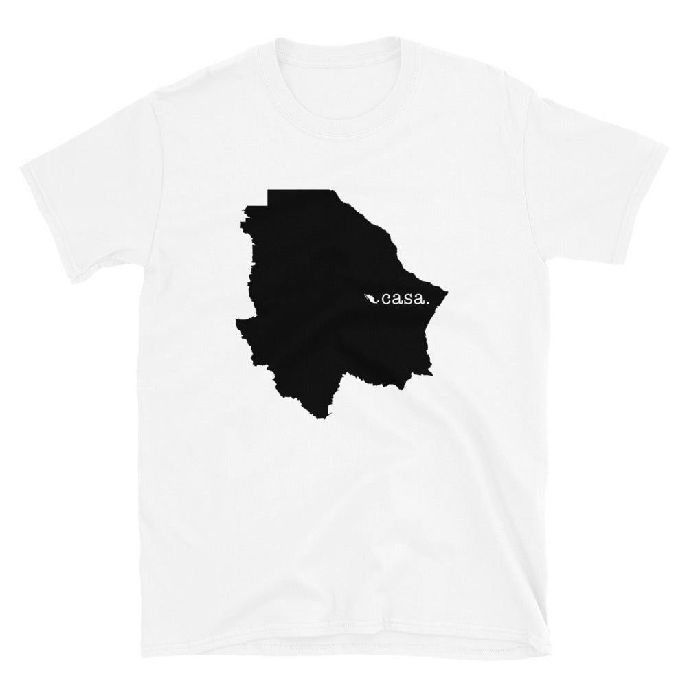 Chihuahua Mexico Black Map Unisex T-Shirt