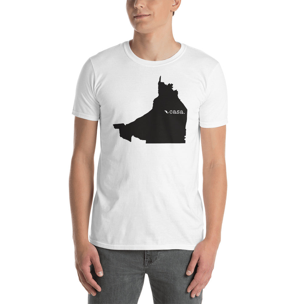 Campeche Mexico Black Map Unisex T-Shirt