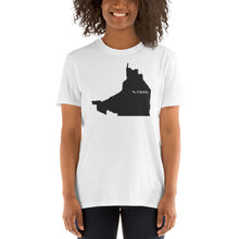 Load image into Gallery viewer, Campeche Mexico Black Map Unisex T-Shirt
