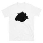 Aguascalientes Mexico Black Map Unisex T-Shirt