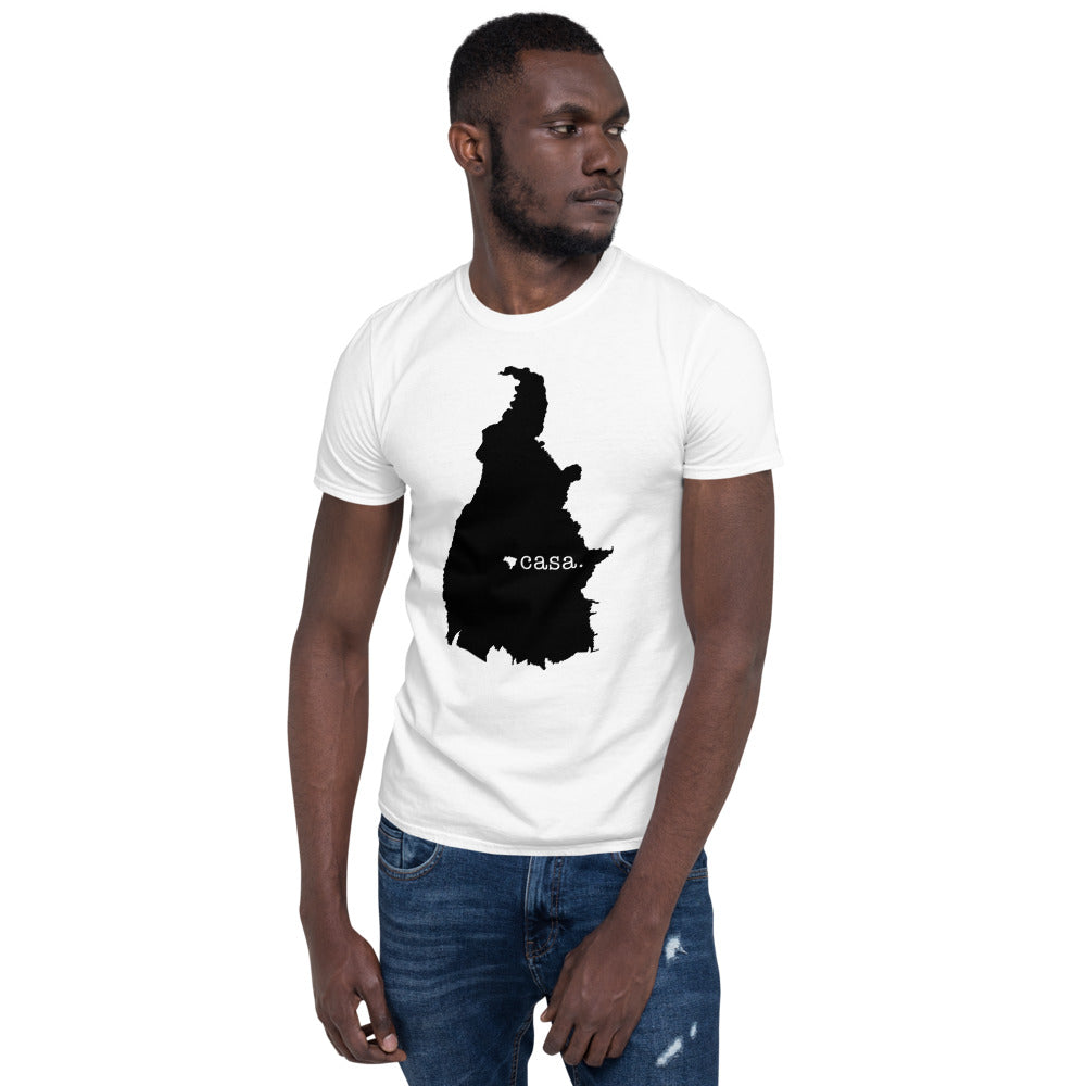 Tocantins Brazil Black Map Unisex T-Shirt