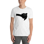 Santa Catarina Brazil Black Map Unisex T-Shirt