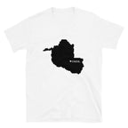 Rondonia Brazil Black Map Unisex T-Shirt