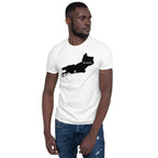Rio De Janeiro Brazil Black Map Unisex T-Shirt