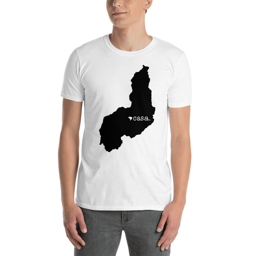 Piaui Brazil Black Map Unisex T-Shirt