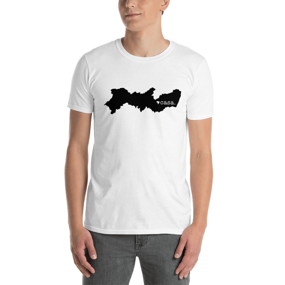 Pernambuco Brazil Black Map Unisex T-Shirt