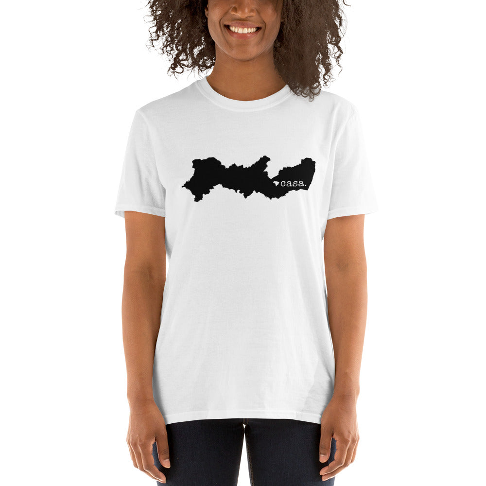 Pernambuco Brazil Black Map Unisex T-Shirt