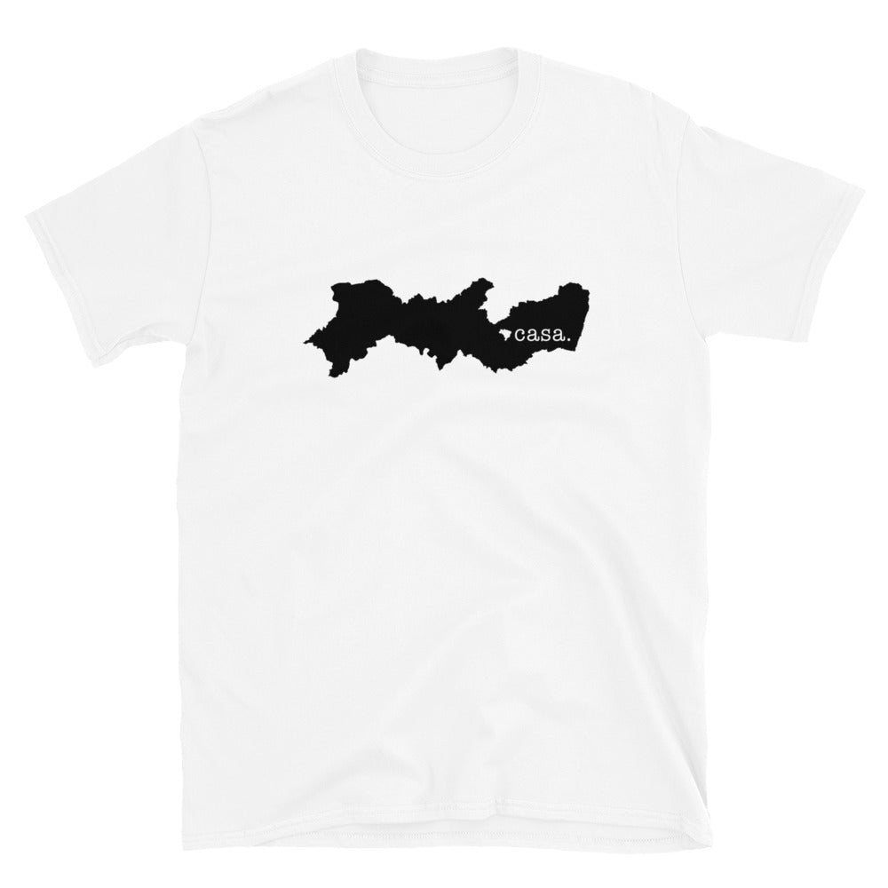 Pernambuco Brazil Black Map Unisex T-Shirt