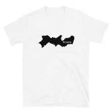 Load image into Gallery viewer, Pernambuco Brazil Black Map Unisex T-Shirt
