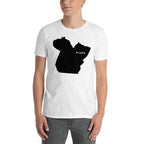 Pará Brazil Black Map Unisex T-Shirt
