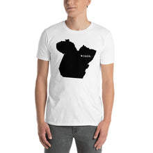 Load image into Gallery viewer, Pará Brazil Black Map Unisex T-Shirt
