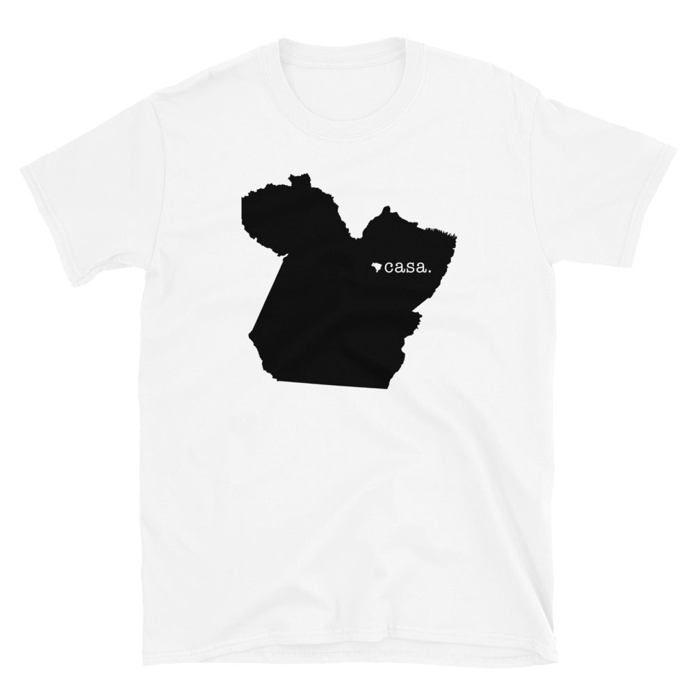 Pará Brazil Black Map Unisex T-Shirt