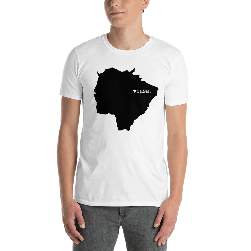 Mato Grosso do Sul Brazil Black Map Unisex T-Shirt