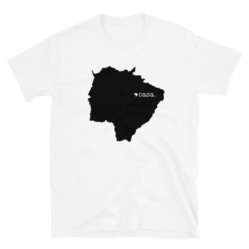 Mato Grosso do Sul Brazil Black Map Unisex T-Shirt