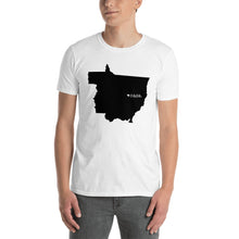 Load image into Gallery viewer, Mato Grosso Brazil Black Map Unisex T-Shirt
