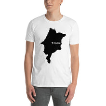 Load image into Gallery viewer, Maranhao Brazil Black Map Unisex T-Shirt
