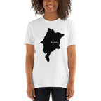 Maranhao Brazil Black Map Unisex T-Shirt
