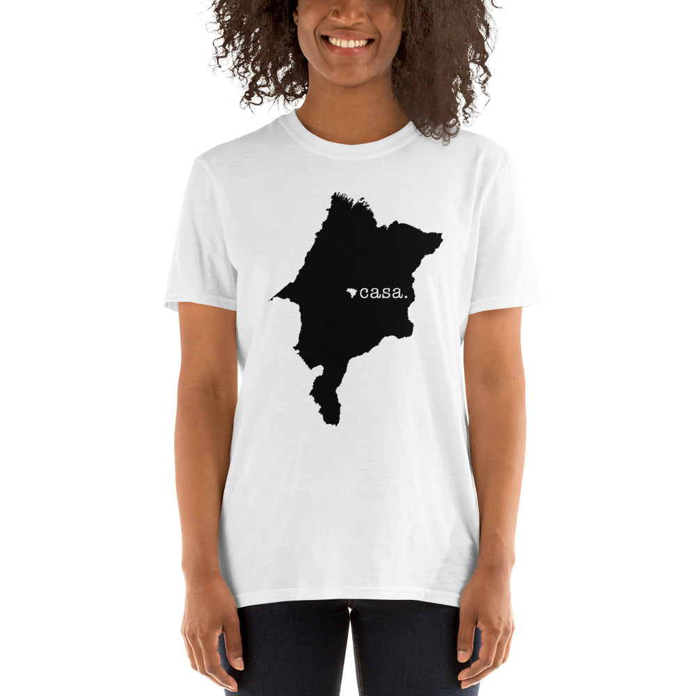 Maranhao Brazil Black Map Unisex T-Shirt