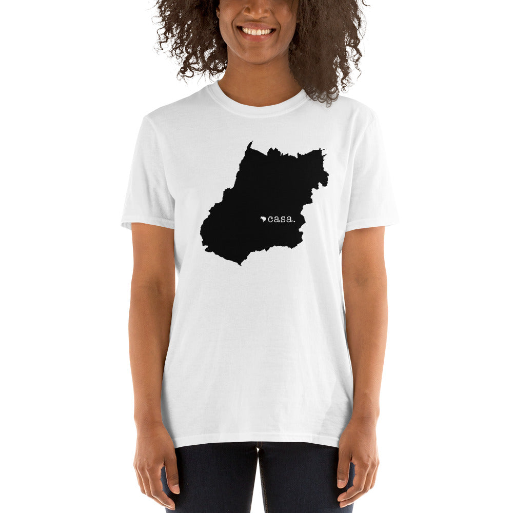 Goias Brazil Black Map Unisex T-Shirt