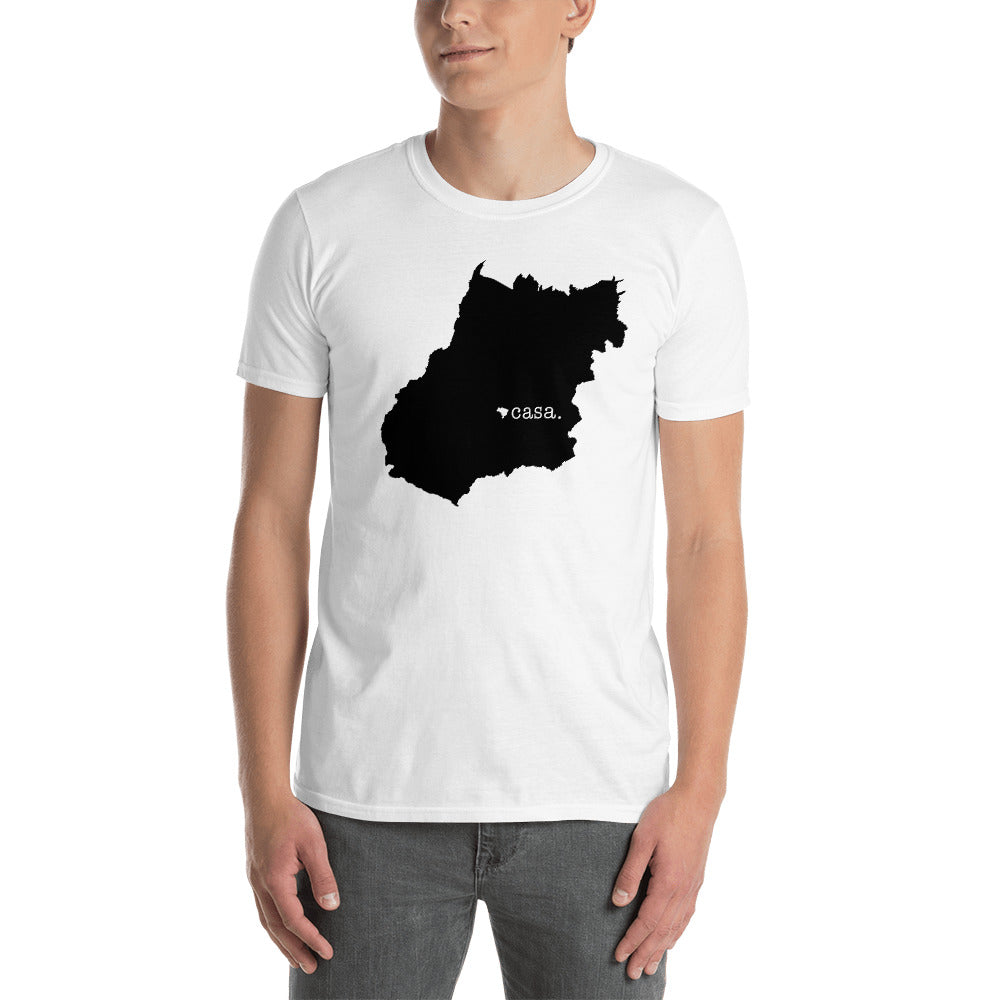 Goias Brazil Black Map Unisex T-Shirt