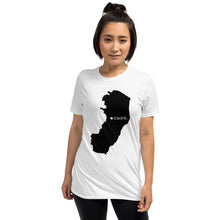 Load image into Gallery viewer, Espirito Santo Brazil Black Map Unisex T-Shirt
