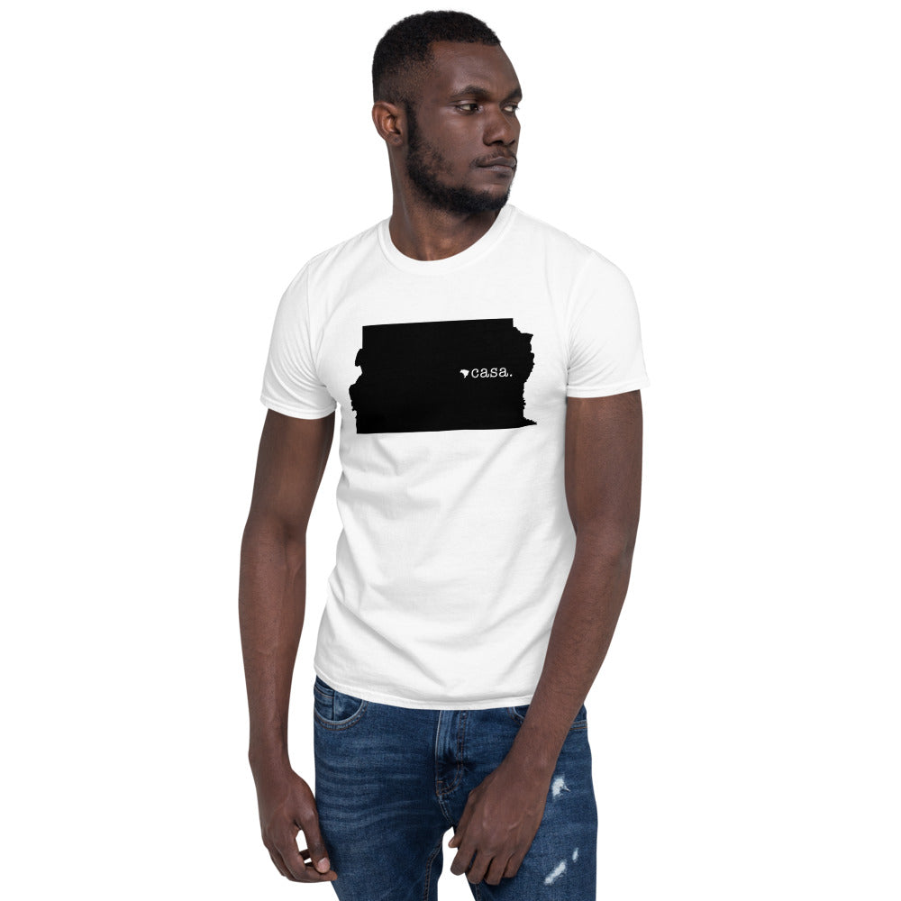 Distrito Federal Brazil Black Map Unisex T-Shirt