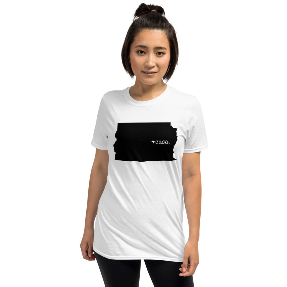 Distrito Federal Brazil Black Map Unisex T-Shirt
