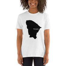 Load image into Gallery viewer, Ceará Brazil Black Map Unisex T-Shirt
