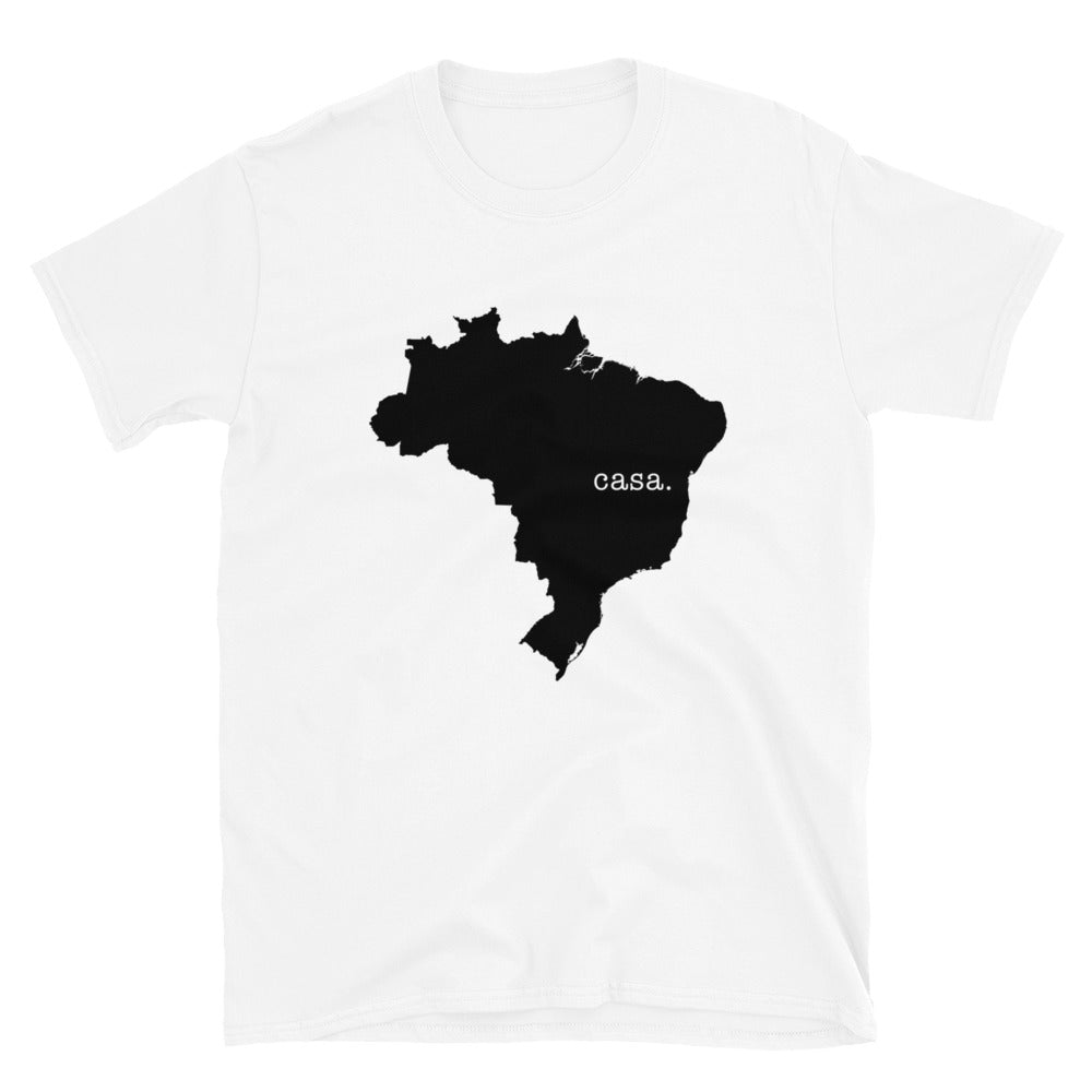 Brazil Black Map Unisex T-Shirt