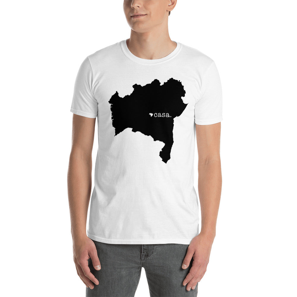 Bahia Brazil Black Map Unisex T-Shirt