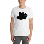 Amazonas Brazil Black Map Unisex T-Shirt