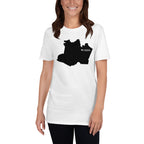 Amazonas Brazil Black Map Unisex T-Shirt