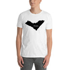 Camiseta unisex con el mapa negro de Alagoas, Brasil