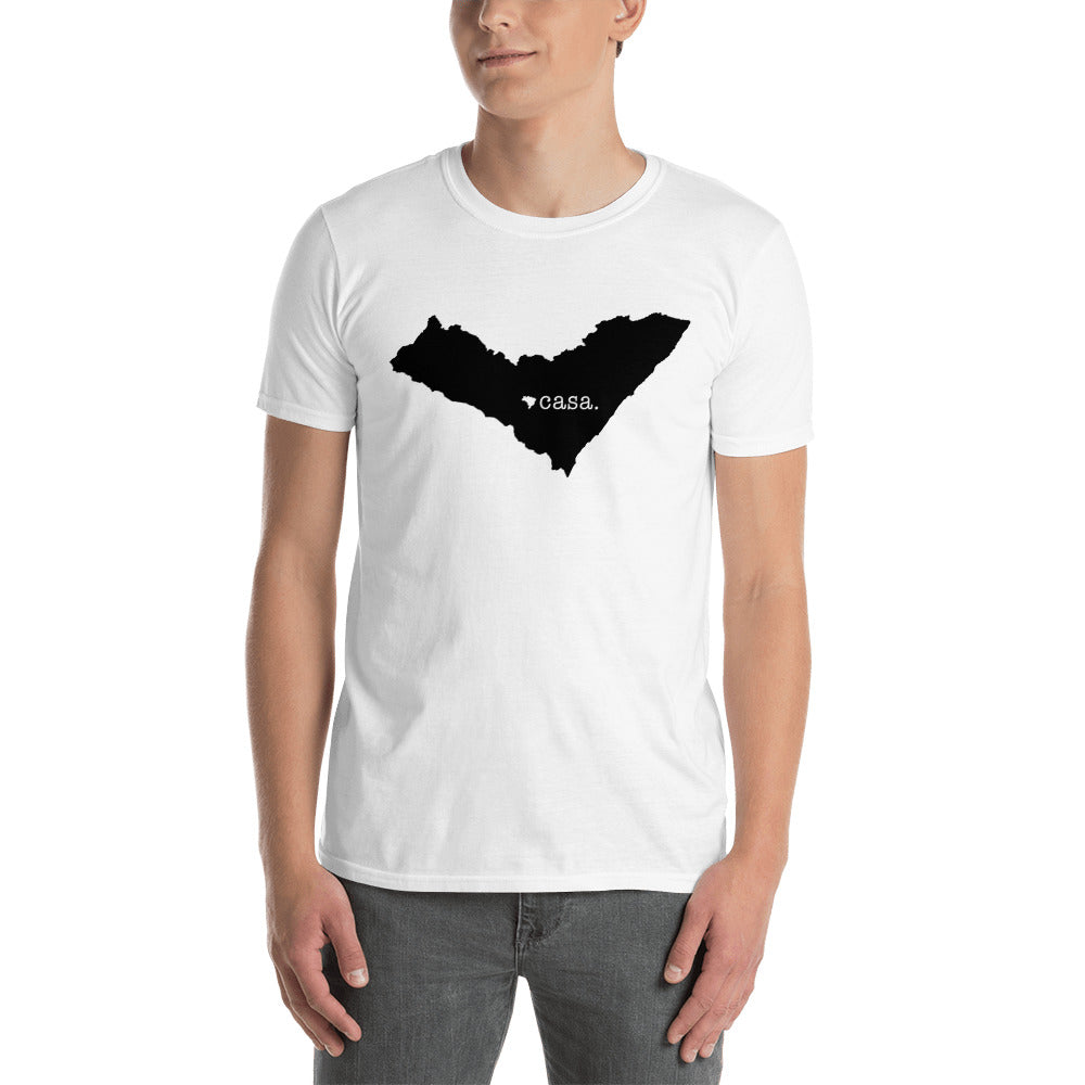 Alagoas Brazil Black Map Unisex T-Shirt