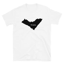 Load image into Gallery viewer, Alagoas Brazil Black Map Unisex T-Shirt
