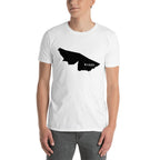Camiseta unisex con el mapa negro de Acre, Brasil
