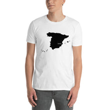 Load image into Gallery viewer, Spain Black Map Unisex T-Shirt
