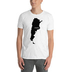 Argentina Black Map Unisex T-Shirt